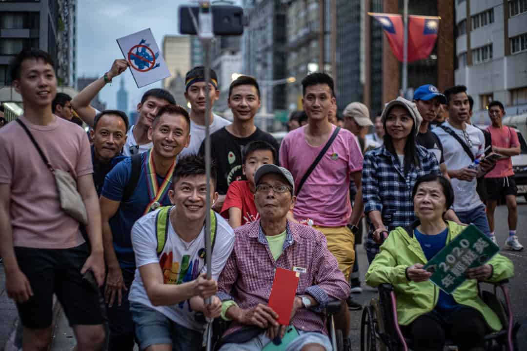 Group people Taipei Pride 2019 smile